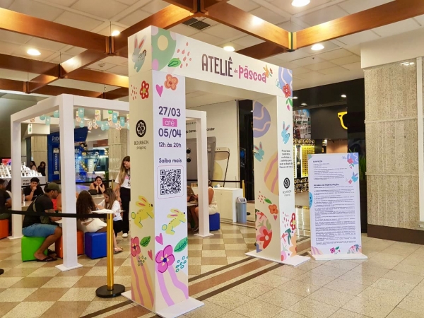 Shoppings da Rede Bourbon e Shopping CenterLar celebram a Páscoa com ateliê infantil temático